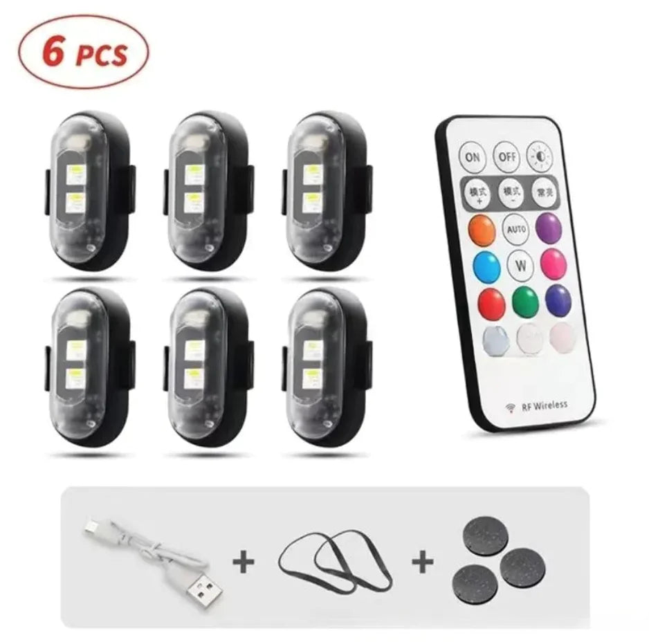 Wireless RGB Lights with Remote Control