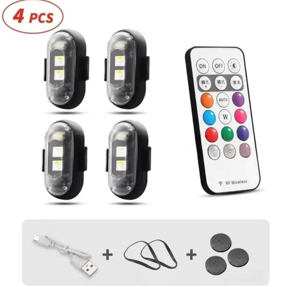 Wireless RGB Lights with Remote Control